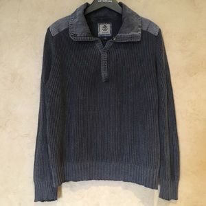 Urban Camo Brigade Sweater Mineral Wash collared